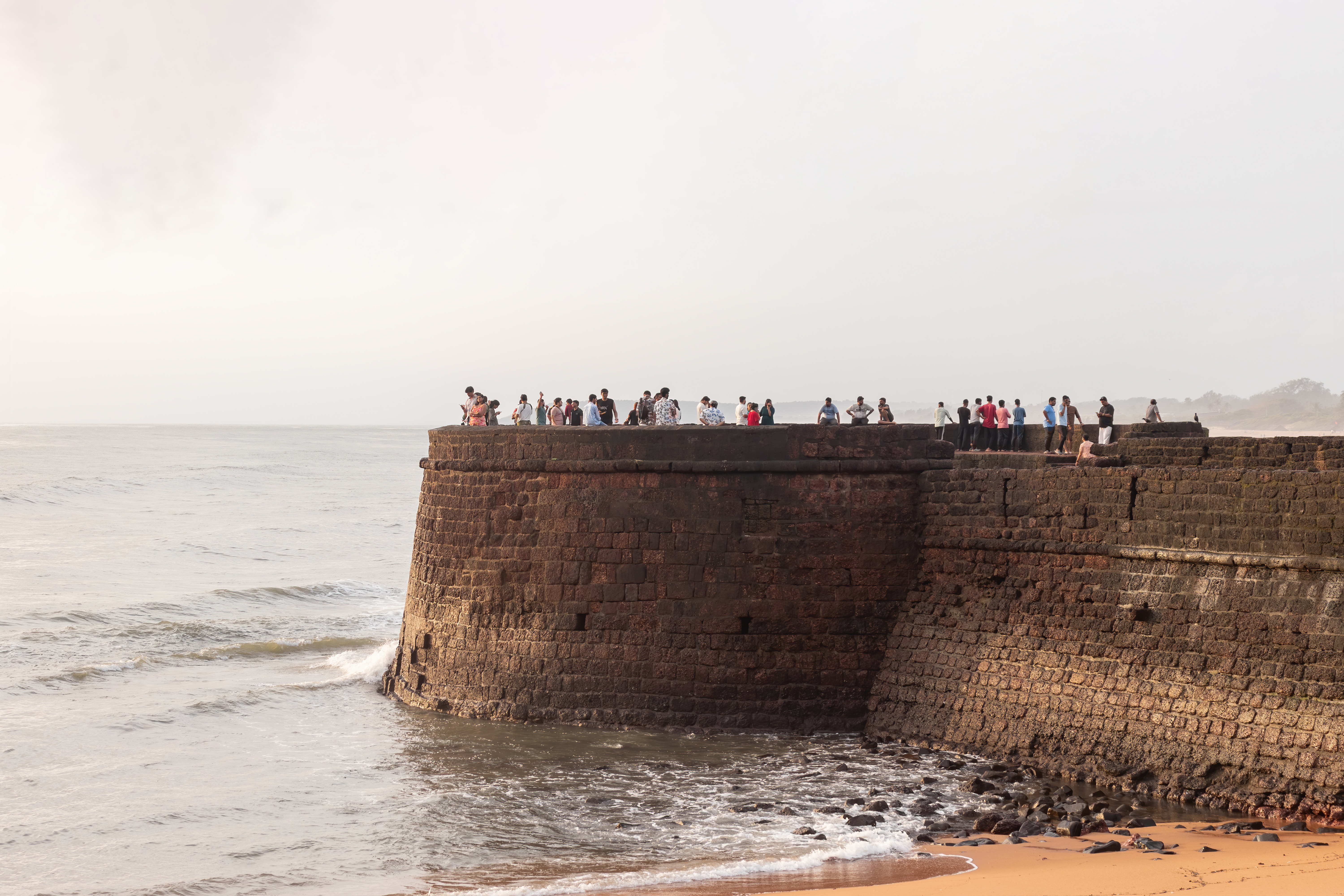 Sinquerim Fort and Beach in Goa
